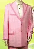 Mens Pink Suit