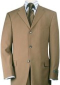 Mens Khaki suit