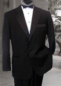 Solid black premier suits