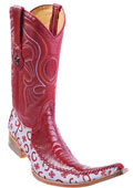 Ostrich Red Boots