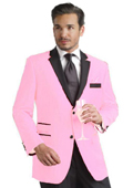 Pink Two Button Tuxedo