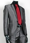 Charcoal Gray 2 Button Suit