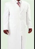 Mens White Designer Suit