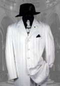 Mens Cheap Pinstripe Suit