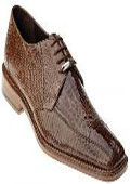 Brown Alligator skin shoes