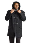 Black Mens Stylish Overcoat