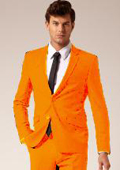 Orange Cotton Suit