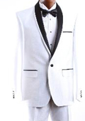 Mens White Tuxedo Suit