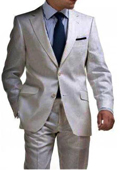 Navy Linen Suit