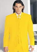 Yellow Tuxedo Vest
