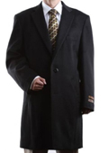 Men's Single Breasted Black coat