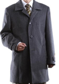 Men's Single Breasted Gray coat