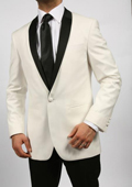 Mens White Tuxedo 