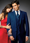 Men Blue Tuxedo