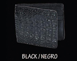Mens Black Alligator Wallet