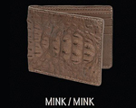 Alligator skin wallet
