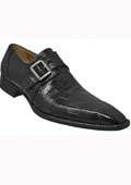 Black Alligator skin shoes