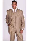 Mens Tan Suit