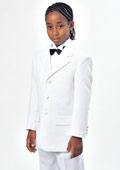 Boys White Suit