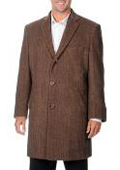 Mens Brown Top Coat