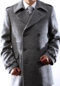 Mens Gray Winter Coat