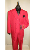  Mens Red Suit