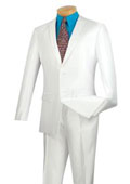 Shiny White Suit