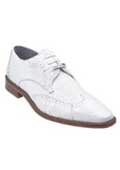 White Wingtip Shoes