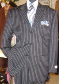 White Pinstripe Suit