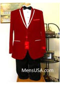 Mens Red Tuxedo