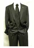 White Pinstripe Gangster Suit