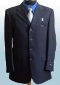 4 Button Navy Blue Suit