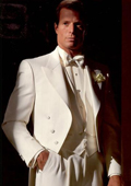  Mens White Suit