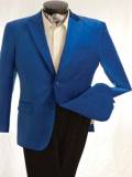 Royal Blue Velvet Jacket