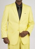 2 Button Yellow Suit