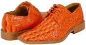 orange dress shoes