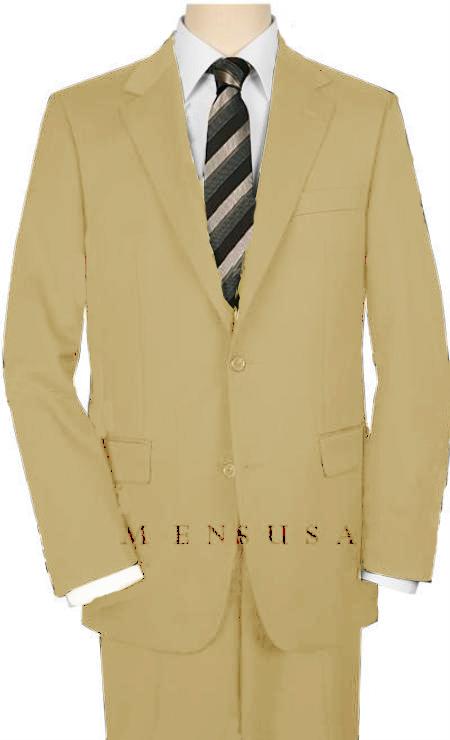 Mens Khaki Suit