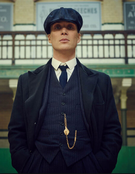 Black Two Button Peaky Blinders Suits Custom