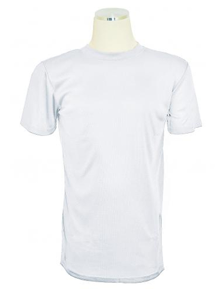  Off-White Short Sleeve Mock Neck T.Shirt