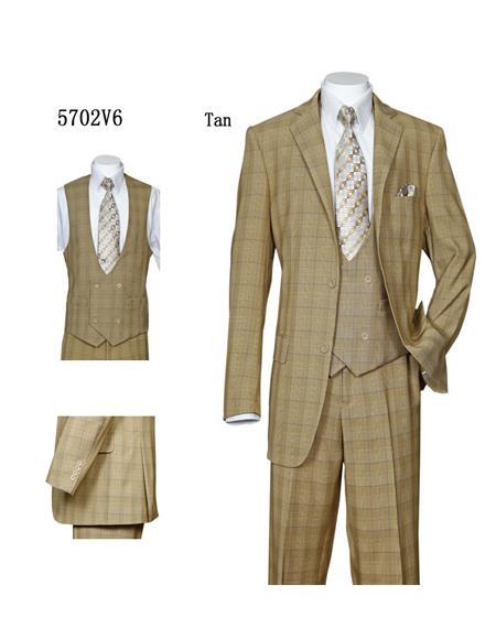  1920s Checkered Vintage Patterns Suit 