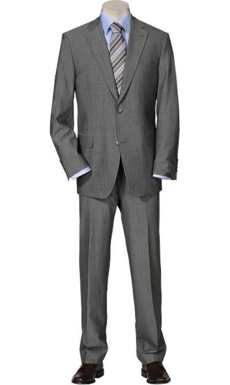 Mix and Match Suits Single Breasted ultra soft fabric Solid Light Gray Suit Separates,Total Comfort Any Size Jacket&Any Size Pants 