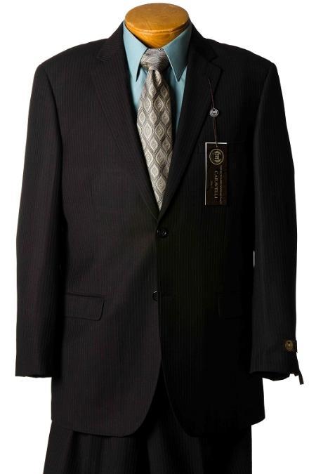 Mix And Match Suits Suit Separate Men's Black Pinstripe Italian Designer Suit Black