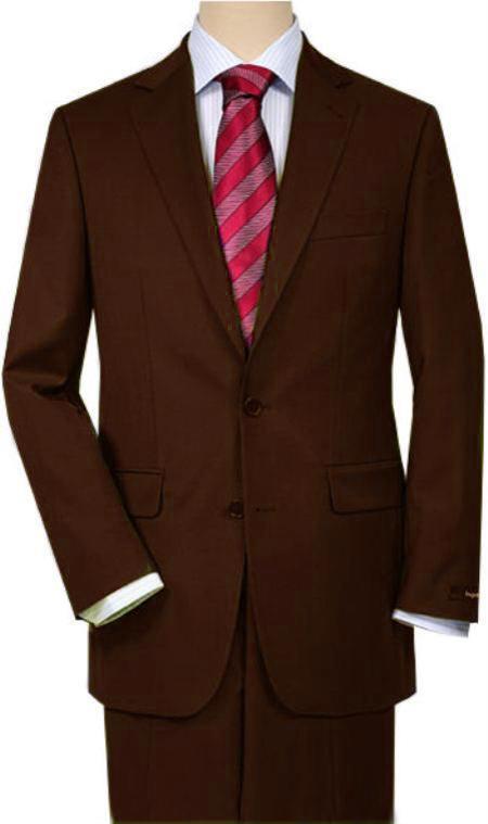 Mix And Match Suits Brown Quality Total Comfort Suit Separate Any Size Jacket & Any Size Pants