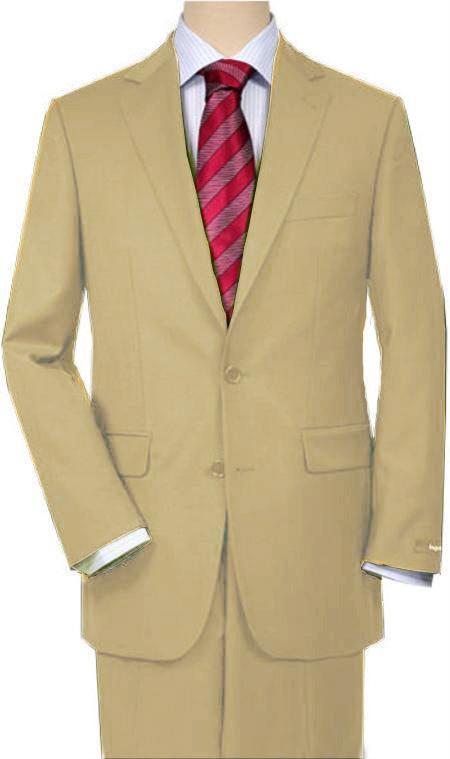 Mix And Match Suits Tan ~ Beige Quality Total Comfort Suit Separate Any Size Jacket & Any Size Pants
