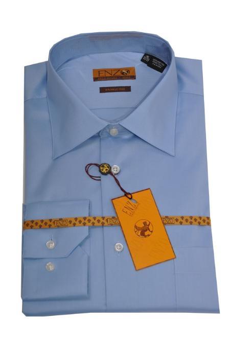 Wedding Shirts For Groom - Groomsmen Dress Shirt Blue