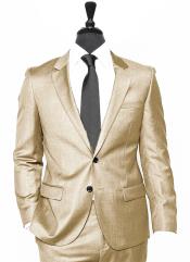 Khaki Linen Suit