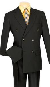  men's Double Breasted Suits Jacket With Cut & Fabric Blazer Cheap Priced Unique Fancy Big Sizes Sport Coats Sale Dark color black