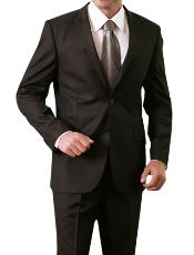  Shiny Shark Skin Basic Solid Plain Two buttons Front Cheap Priced Fitted Tapered cut Closure Inexpensive ~ Cheap ~ Discounted Clearance Sale Prom Outfit Black Extra Slim Fit Suit