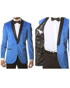  1 Button Style men's Velvet Tuxedo Jacket ~ Velour Tuxedo With Liquid Jet Black Trim Shawl Collar Dinner Jacket Blazer Online Sale Sport Coat Blue Clearance Sale Online