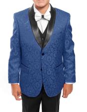 Blue Prom Suit